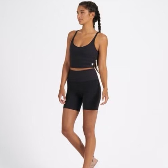 Vuori rib crop tank top with built in bra Women’s XS - Picture 8 of 9